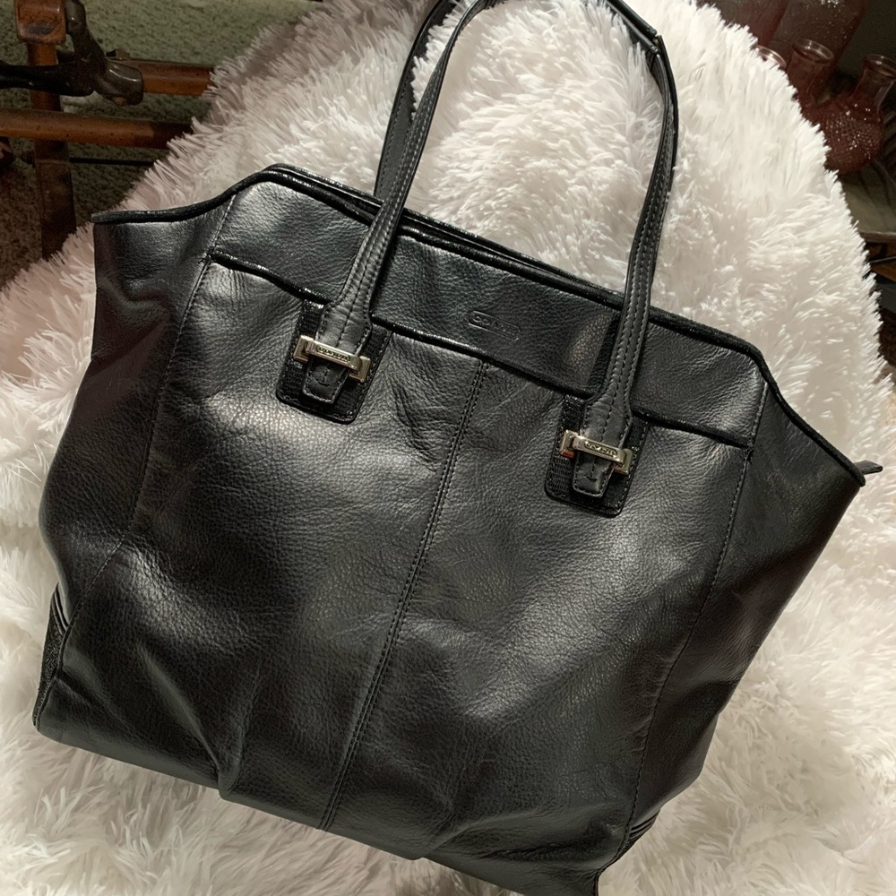 Coach Taylor North/South leather tote